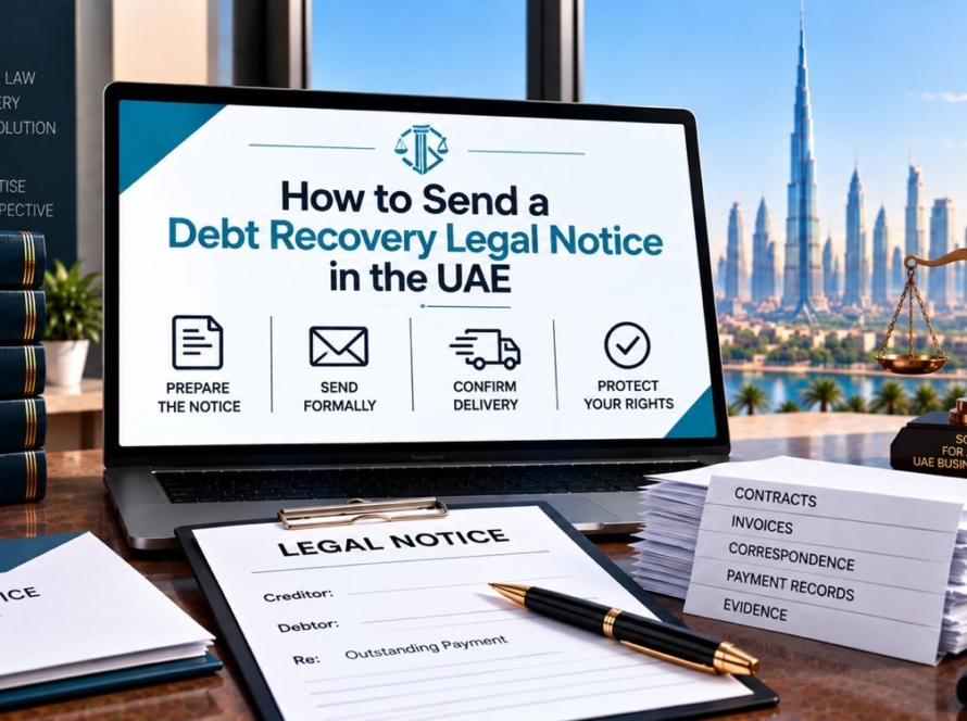 How to Send a Debt Recovery Legal Notice in the UAE