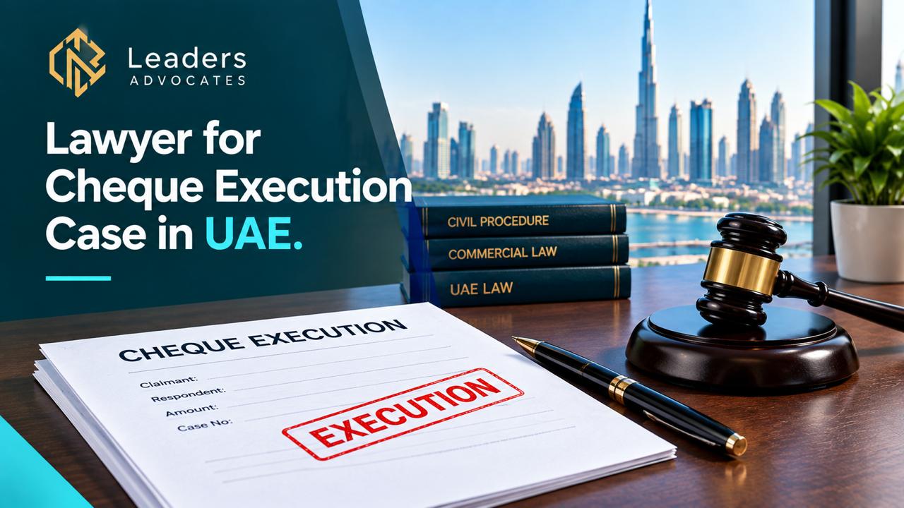 lawyer for cheque execution case in UAE