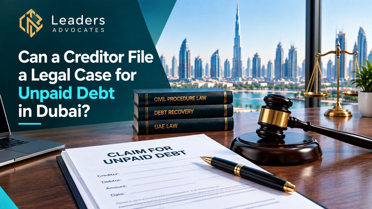 Can a Creditor File a Legal Case for Unpaid Debt in Dubai?