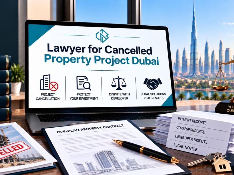 lawyer for cancelled property project Dubai