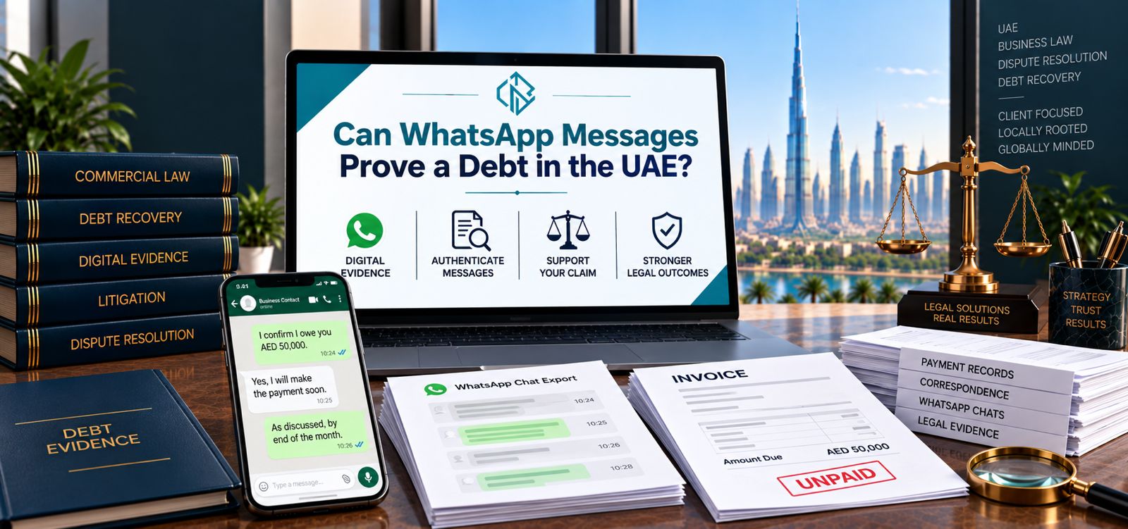 Can WhatsApp Messages Prove a Debt UAE