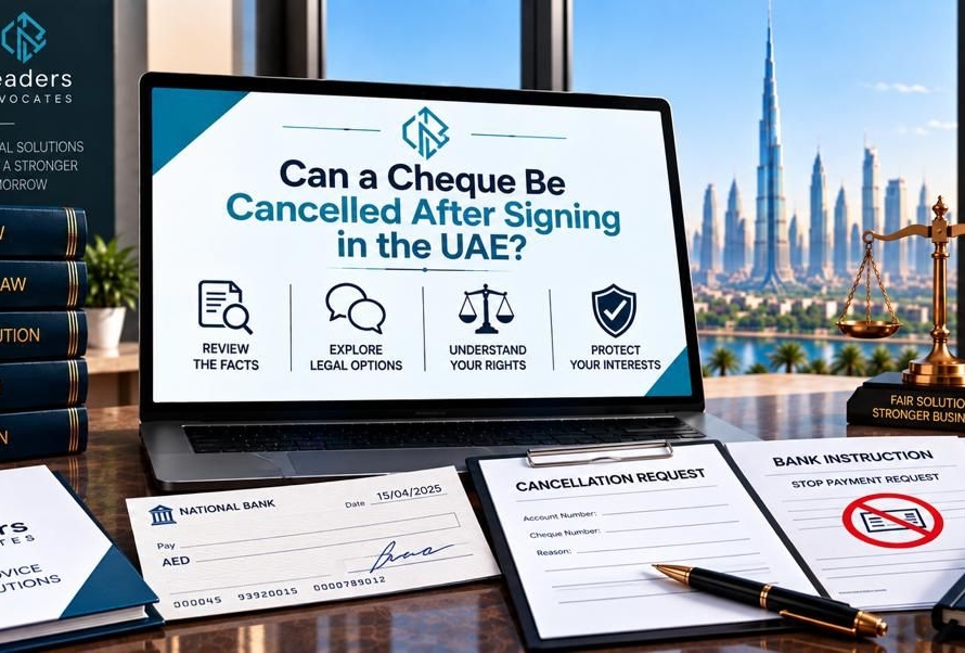 Can a Cheque Be Cancelled After Signing UAE