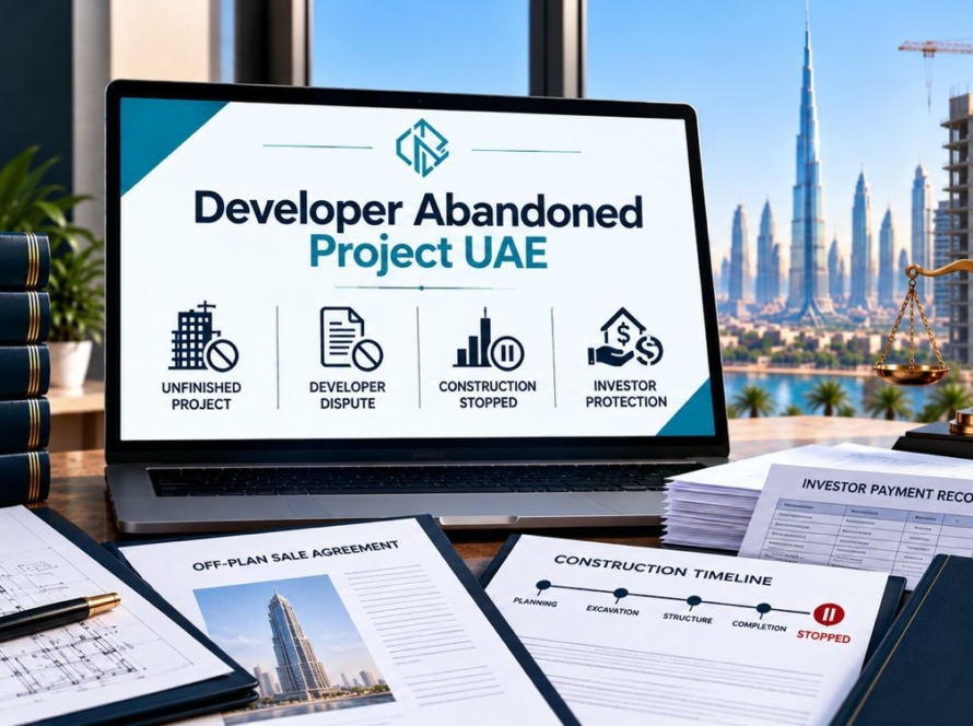 developer abandoned project UAE