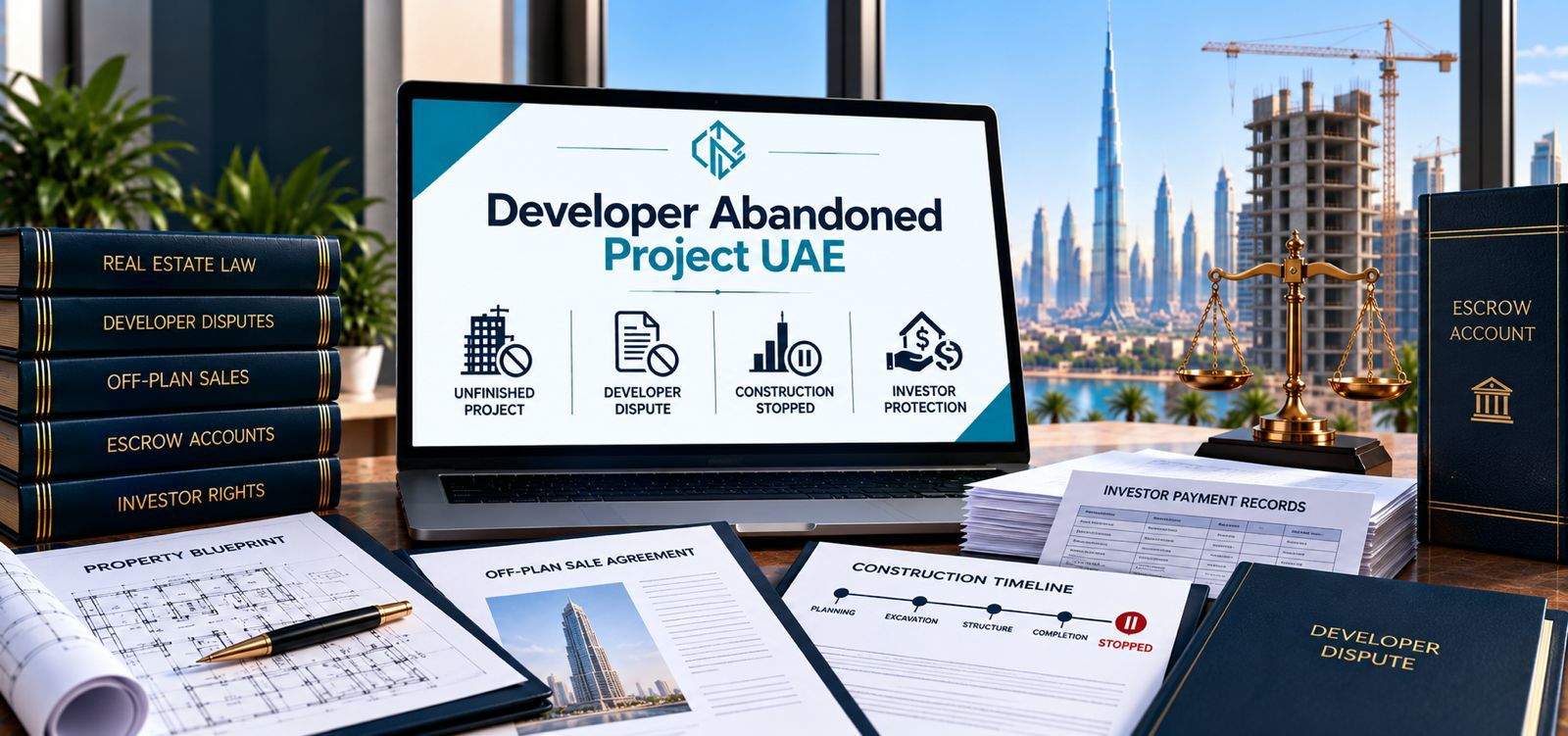 developer abandoned project UAE