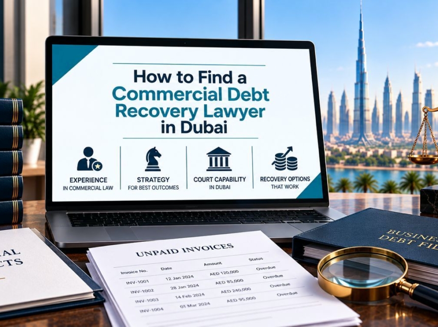 How to Find a Commercial Debt Recovery Lawyer in Dubai