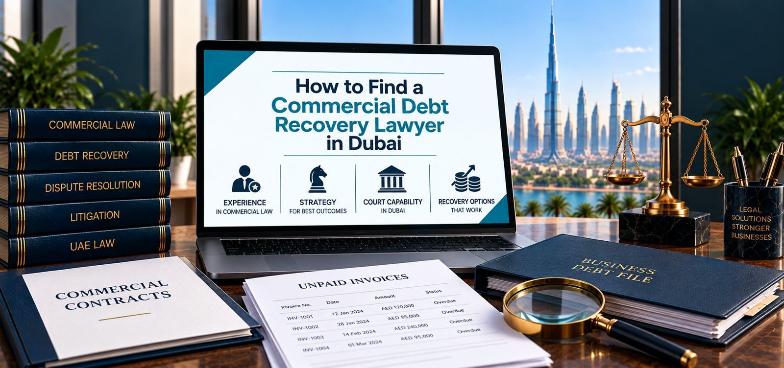 How to Find a Commercial Debt Recovery Lawyer in Dubai
