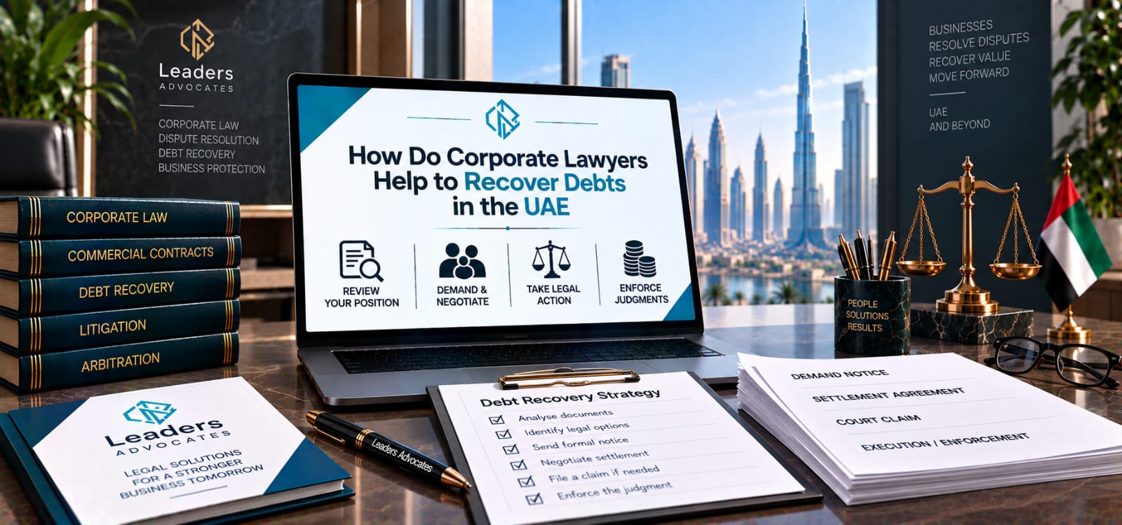 How Do Corporate Lawyers Help to Recover Debts in the UAE