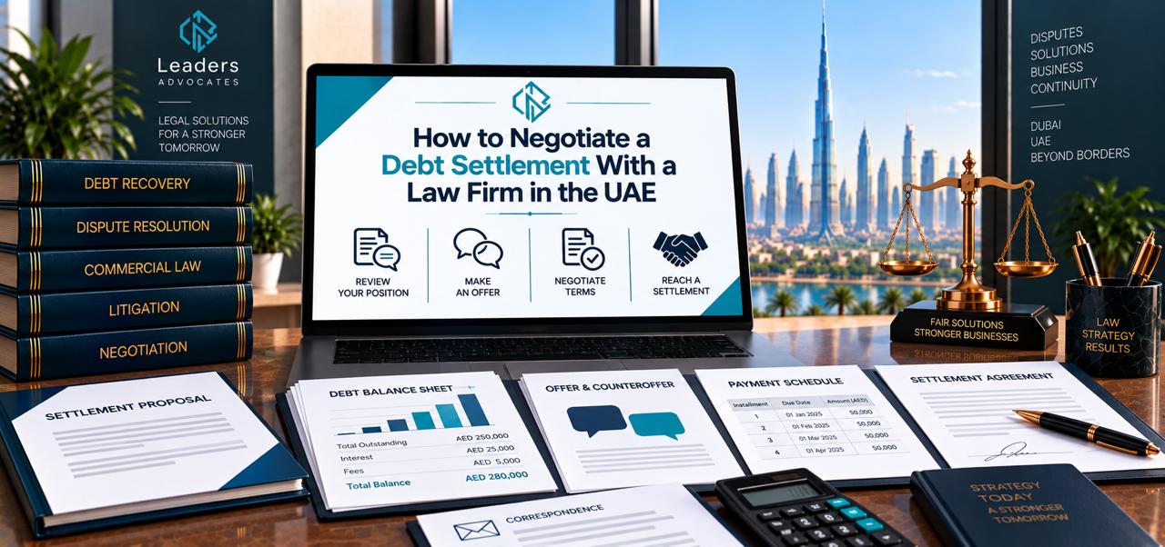 How to Negotiate a Debt Settlement With a Law Firm in the UAE