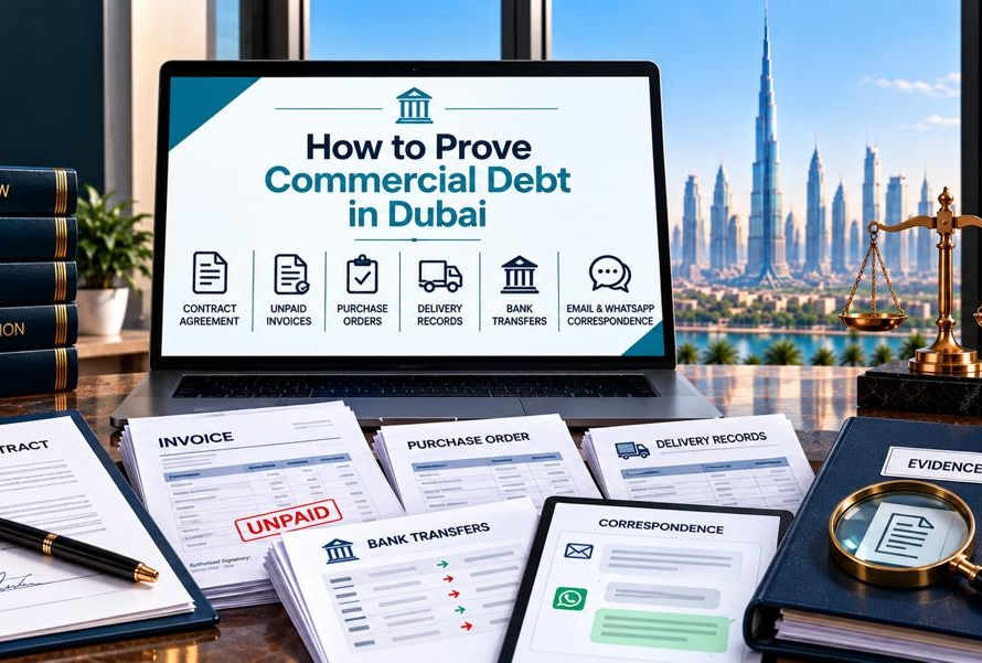 How to Prove Commercial Debt Dubai?