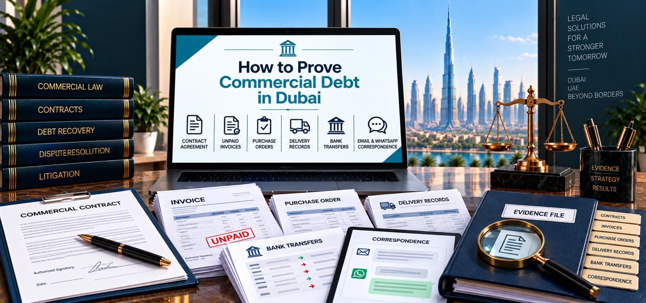 How to Prove Commercial Debt Dubai?