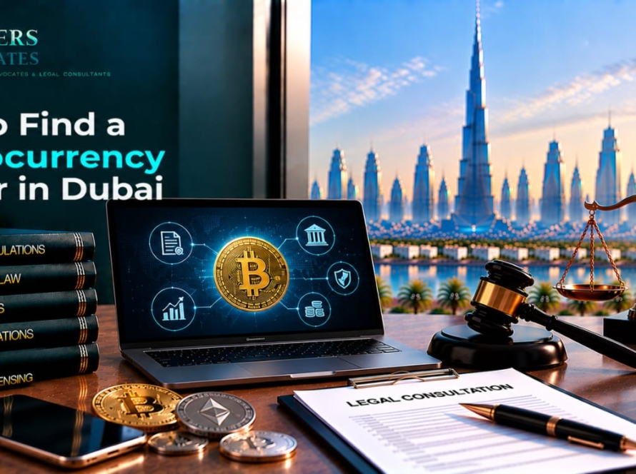 How to Find a Cryptocurrency Lawyer in Dubai