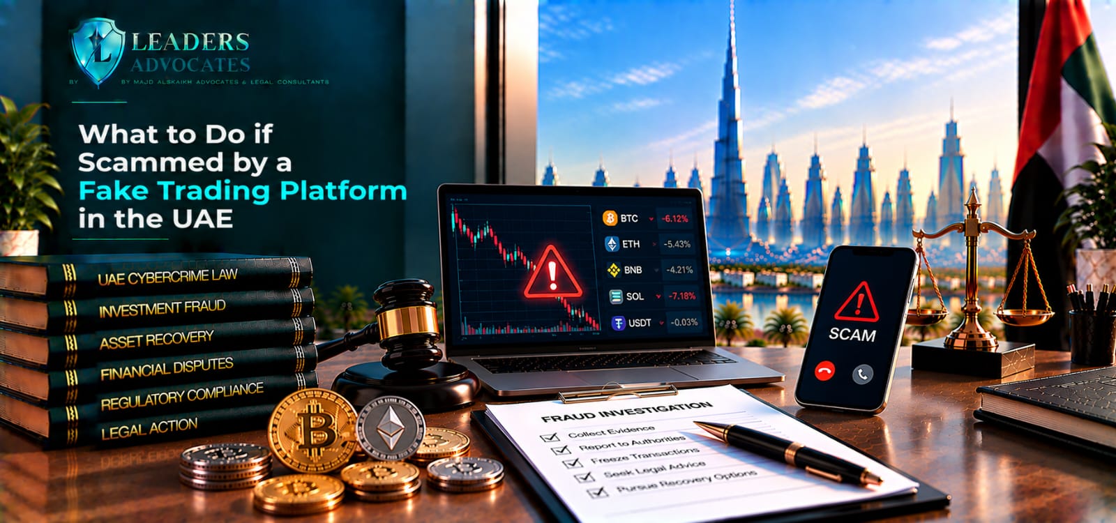What to Do if Scammed by a Fake Trading Platform in the UAE