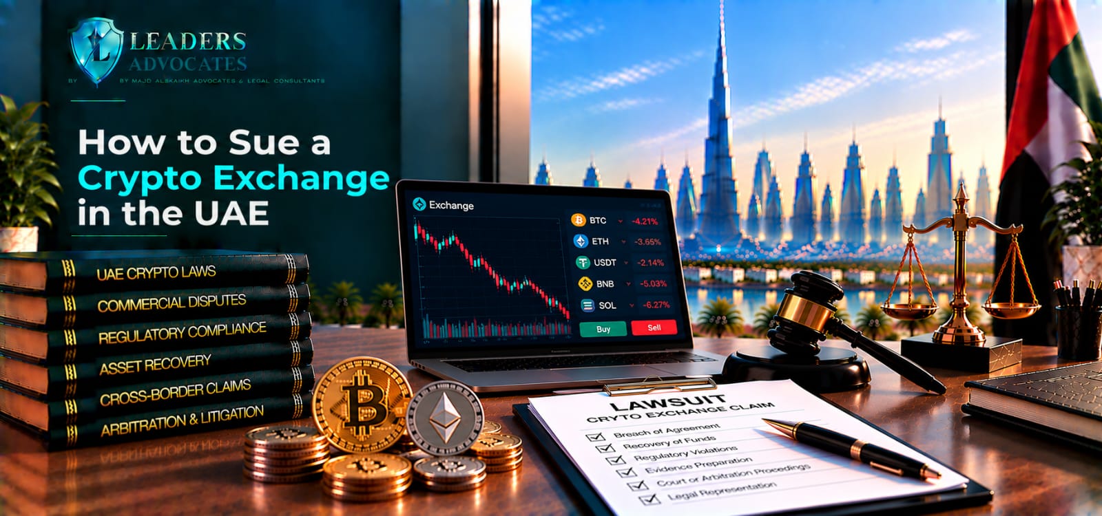 How to Sue a Crypto Exchange in the UAE