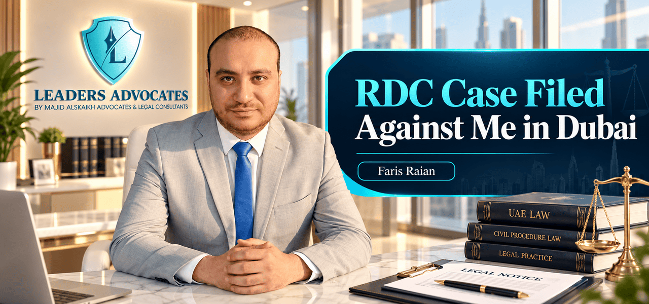 RDC Case Filed Against Me in Dubai