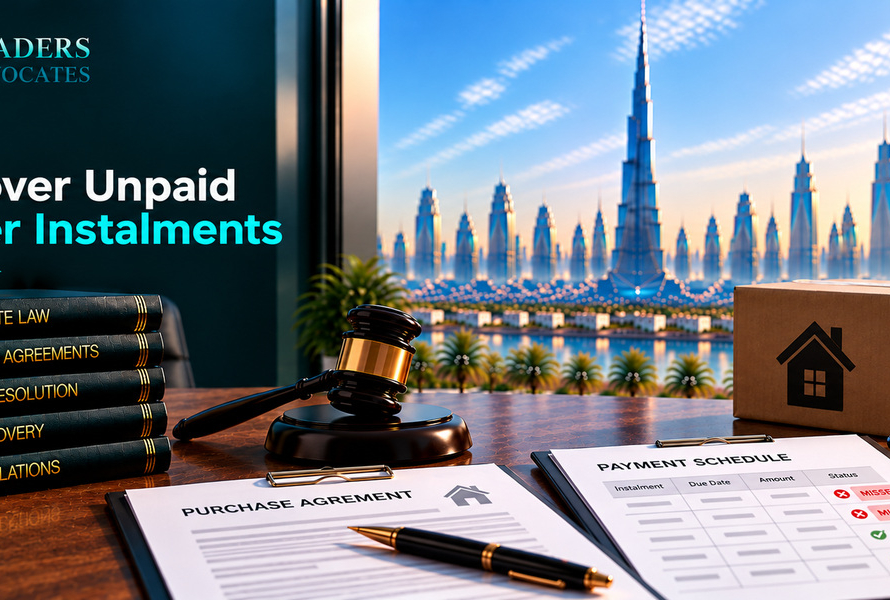 How to Recover Unpaid Instalments From a Buyer in Dubai?