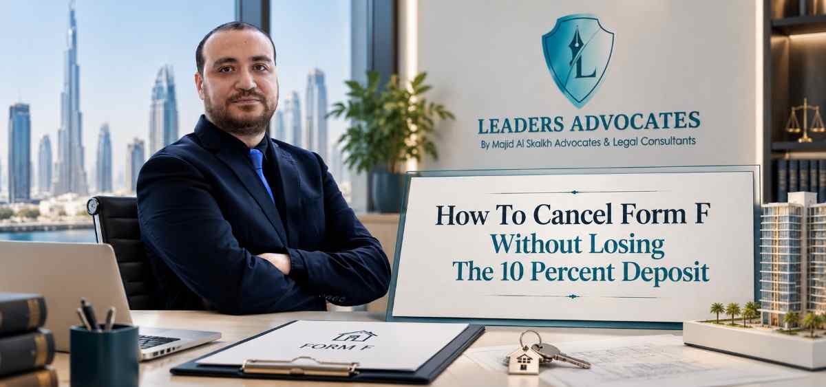 How To Cancel Form F Without Losing The 10 Percent Deposit