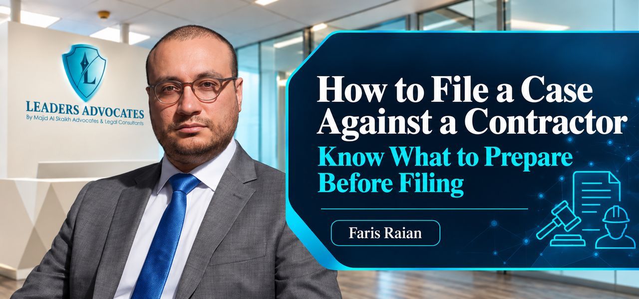 How To File A Case Against A Contractor In Dubai?