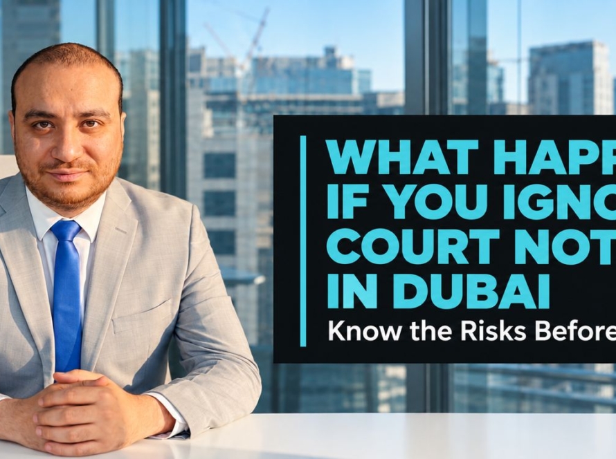 What Happens If You Ignore a Court Notice in Dubai